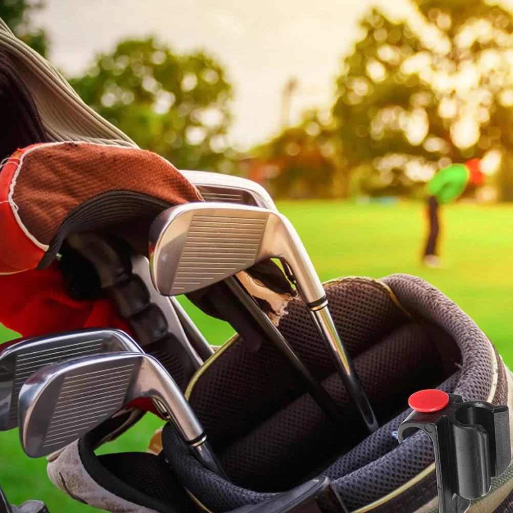 

2Pcs Golf Fixed Clip Rotatable Folding Ball Clip Practical Putter Holder Clamp Golf Bag Holder Divot Repair Tool