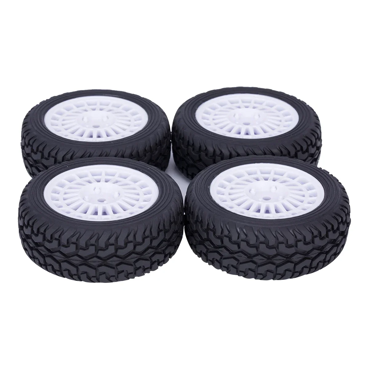 75*28mm Rubber Plastic Wheels TT-02 Tire for 1/10 1/14 1/16 RC Rally Racing Car Tamiya Wltoys TT01 144001 94122 Upgrades Parts