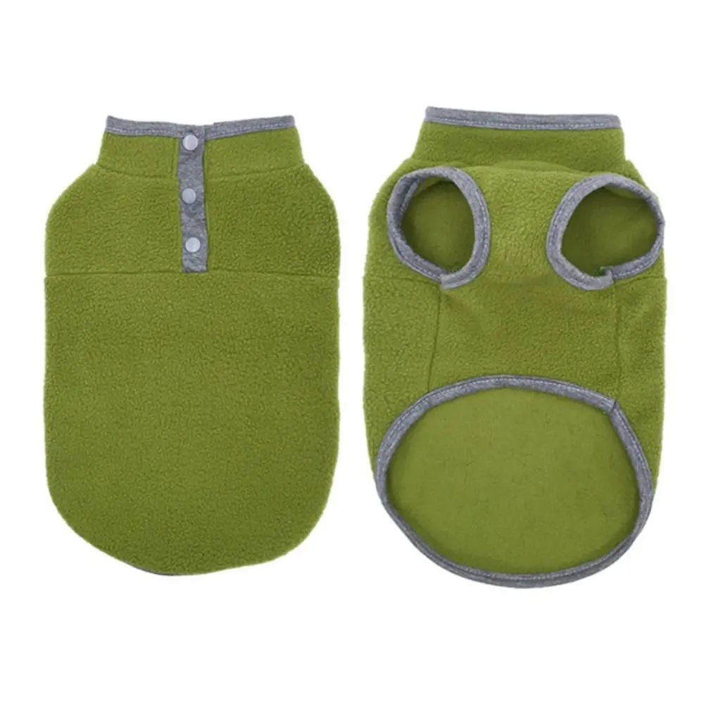 Soft Plus Velvet Dog Vest Lightweight Autumn Winter Fleece Vest Small Medium Sized Sleeveless Pet Vest Cold Weather