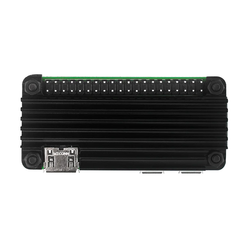 Raspberry Pi Zero 2 W Aluminum Case for Raspberry Pi Zero 2W CNC Metal Shell Passive Cooling Heat Sink GPIO Header