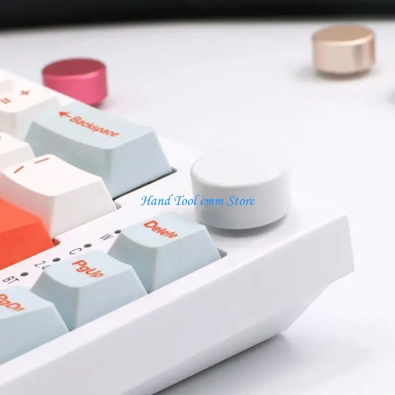 

H37F Ergonomic Metal Knob for F75 IK75 Mechanical Keyboards Simple Setups