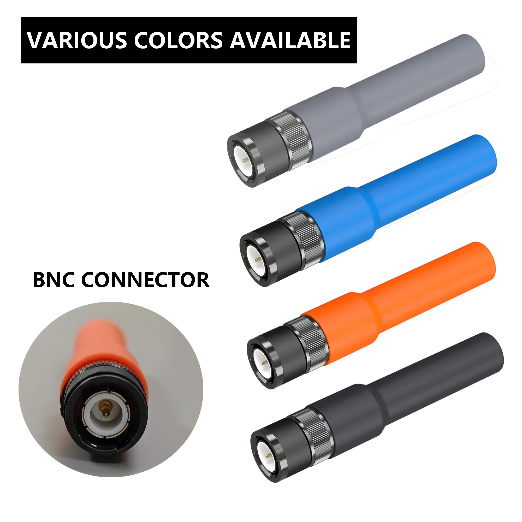 SF-20 Soft Short Antena VHF UHF Mini Colorful BNC Compatible With Motorola CP500 Kenwood IC-V82 Wilson Walkie Talkie Accessory view 5