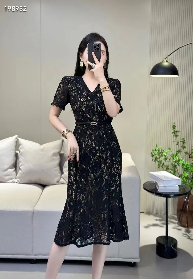 

wd0597 Fashion women's dress 2024 Popular European Design party style women's Clothing