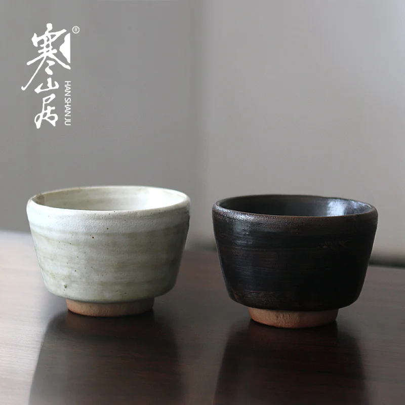 

Handmade Cerc Tea Cup Fine Porcelain Japanese Sle Vintage Aesthetic Small Size for Tea Appreciation Gongfu Tea Set