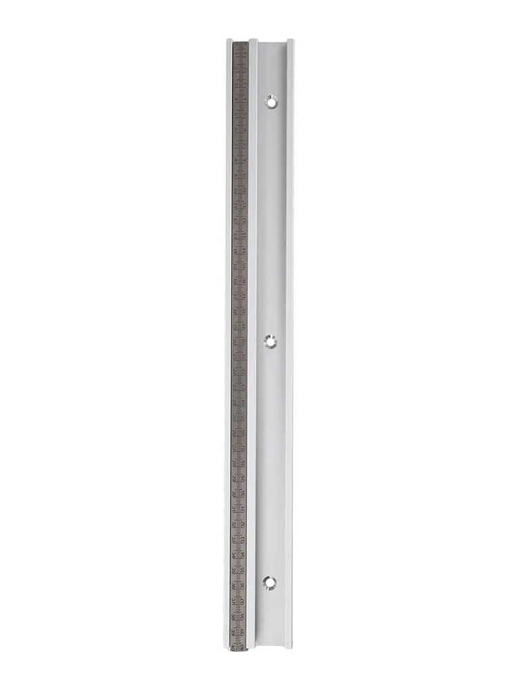 Aluminum Alloy 45 Type T Miter Track with Scale for Router Table Fixtures Adjustable Lengths for Various Projects