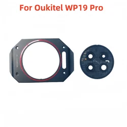 New Original For Oukitel WP19 Pro Cell Phone Replace Rear Camera Lens Glass+Metal Garnish Frame