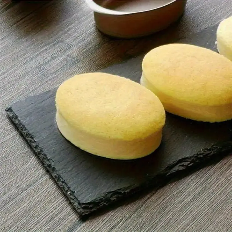 A27F-5Pcs Aluminum Oval Baking Pan Set For Cake, For Toast& Desserts- Anodized Non-Stick Bakeware Easy To Remove, Demold Oven Sa