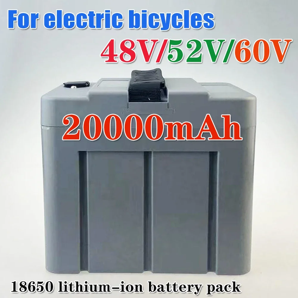 

13S8P/14S7P/16S7P 20000mAh 48V/52V/60V lithium-ion 20Ah high-capacity electric motorcycle battery pack,with BMS