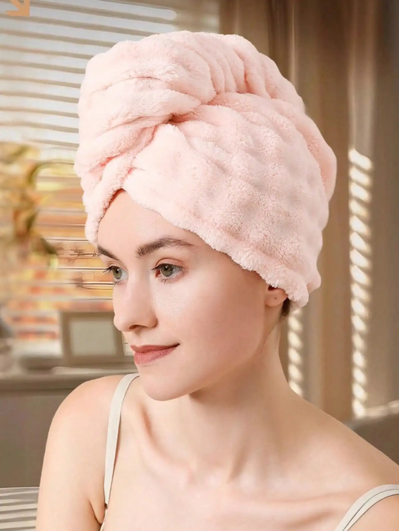 2pcs/Pack. Bubble Fleece Hair Drying Cap, Highly Absorbent, Quick-Drying Hair. Ideal For Long, Thick Or Damaged Hair. Protects Hair From Blow Dryer Heat Damage, Reduces Frizz And Protects Hair Cuticles sf260625122791564081403