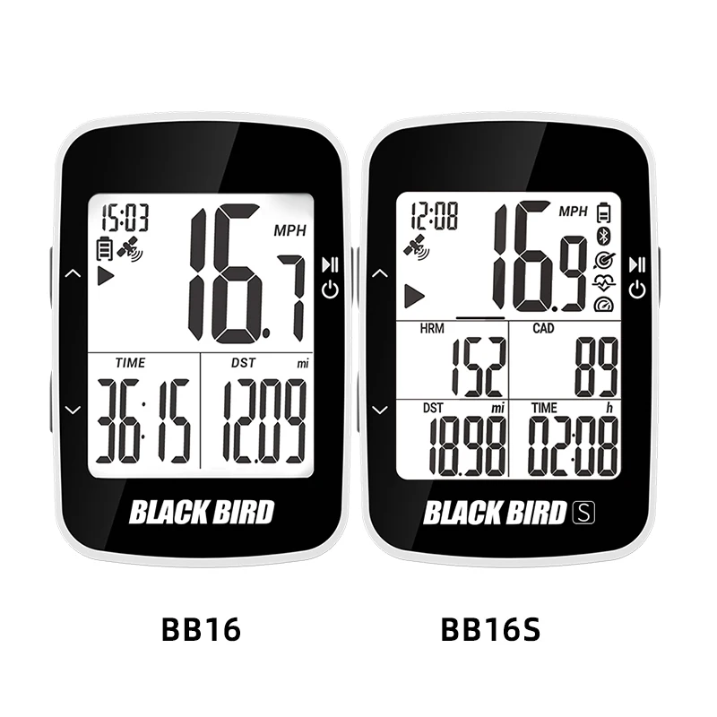 BLACKBIRD BB16S BB16 Bike Computer Large Screen Wireless GPS Speedometer Waterproof Road Bicycle Odometer