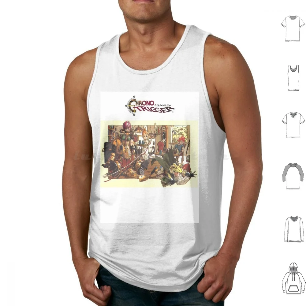 Chrono Trigger Family Tank Tops Vest Sleeveless Dbz Snes Chrono Trigger Gamer Gear Rpg Role Playing Anime