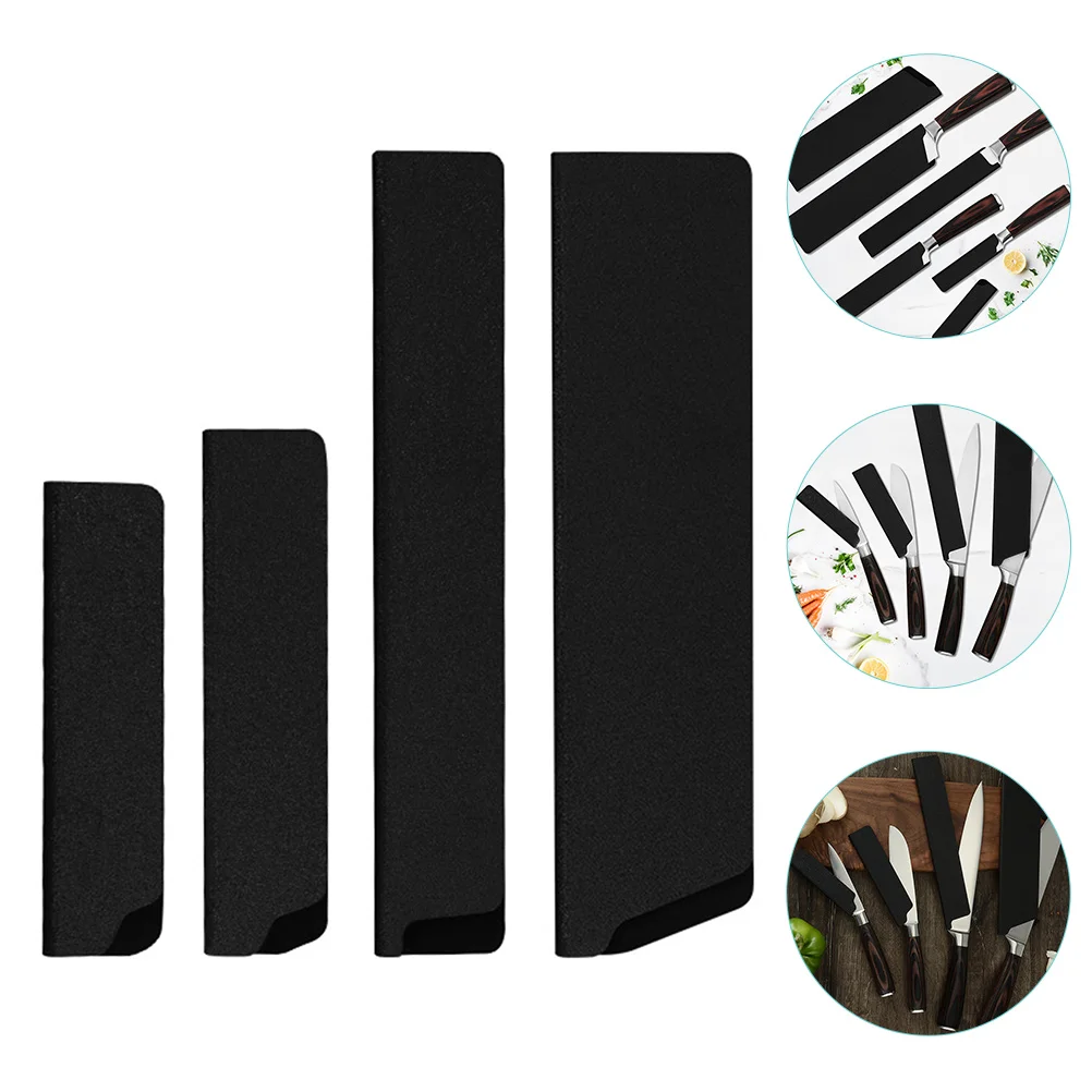 

4 Pcs Knife Case Camping Accessories Wear-resistant Sleeve Household Travel Covers Blade