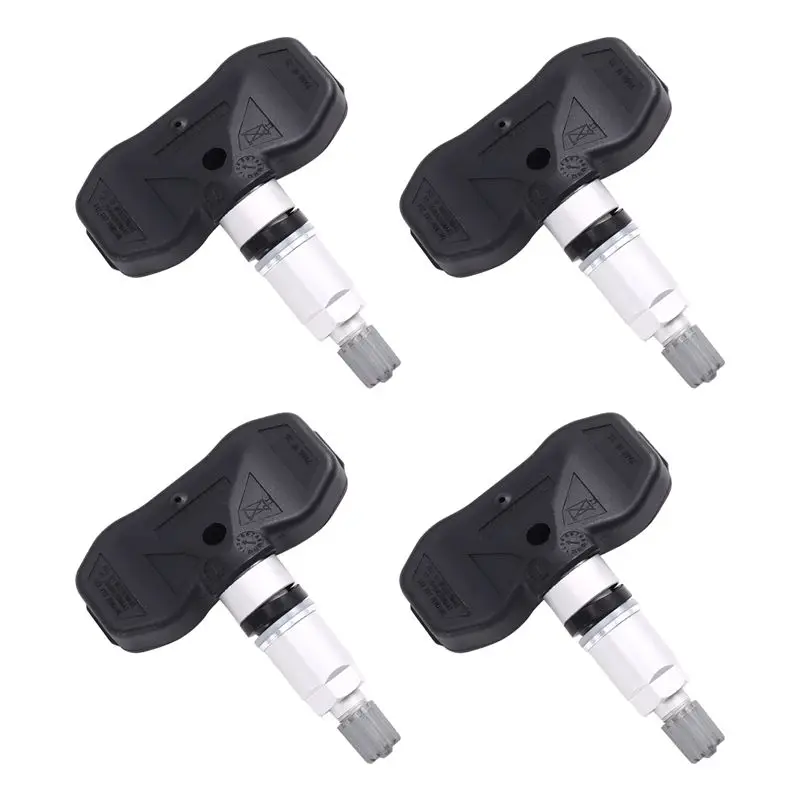 Car Tire Pressure Sensors 4 Pack For Buick Rainier Cadillac CTS SRX GMC Envoy Isuzu Ascender Saab 9-7X 2001- 2010 Model 25774006