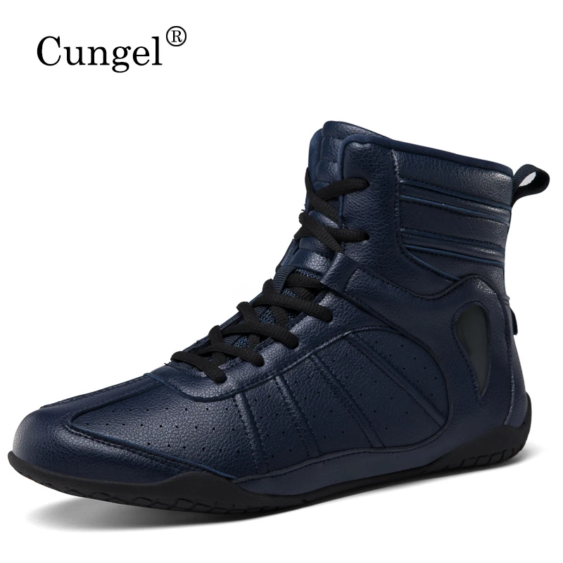 Professionelle Unisex High-top Wrestling Schuhe Boxen Kämpfen Training Stiefel Outdoor Sport Atmungs Tragbare Turnschuhe