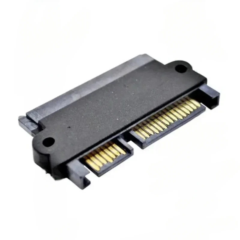 1pc for SATA 22 Pin 7+15 Male Plug to 7+15 Female Jack Converter Adapter Components
