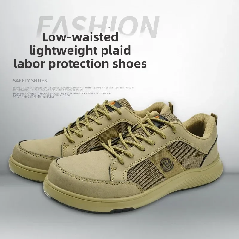

DurableFour Seasons Breathable Labor Insurance Shoes Anti-static Shoesanti-piercing Wear-resistant And Non-slip Workshop Work Sh