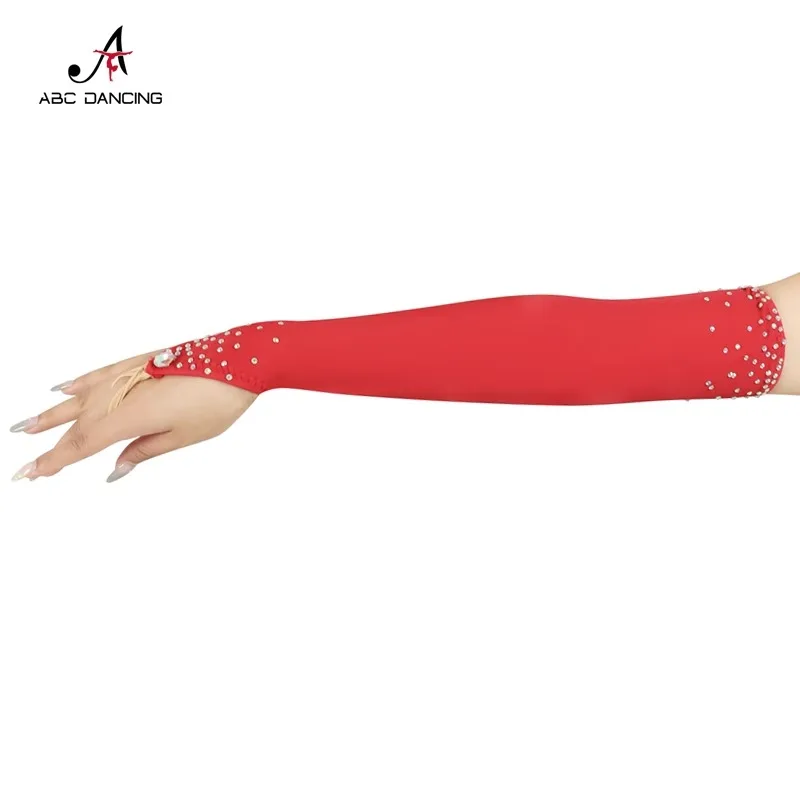 2025 neue frauen Latin Dance Sleeve Dance Girl Professionelle Wettbewerb Zubehör Sexy Dance Sport Party Dekoration Angepasst