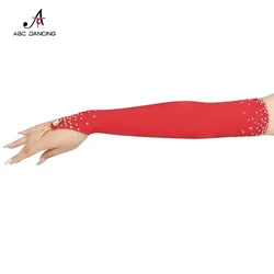 2026 New Women's Latin Dance Sleeve Dance Girls Professional Competition Accessories Kid Sexy Dance Sport Party Glove Dmcoration
