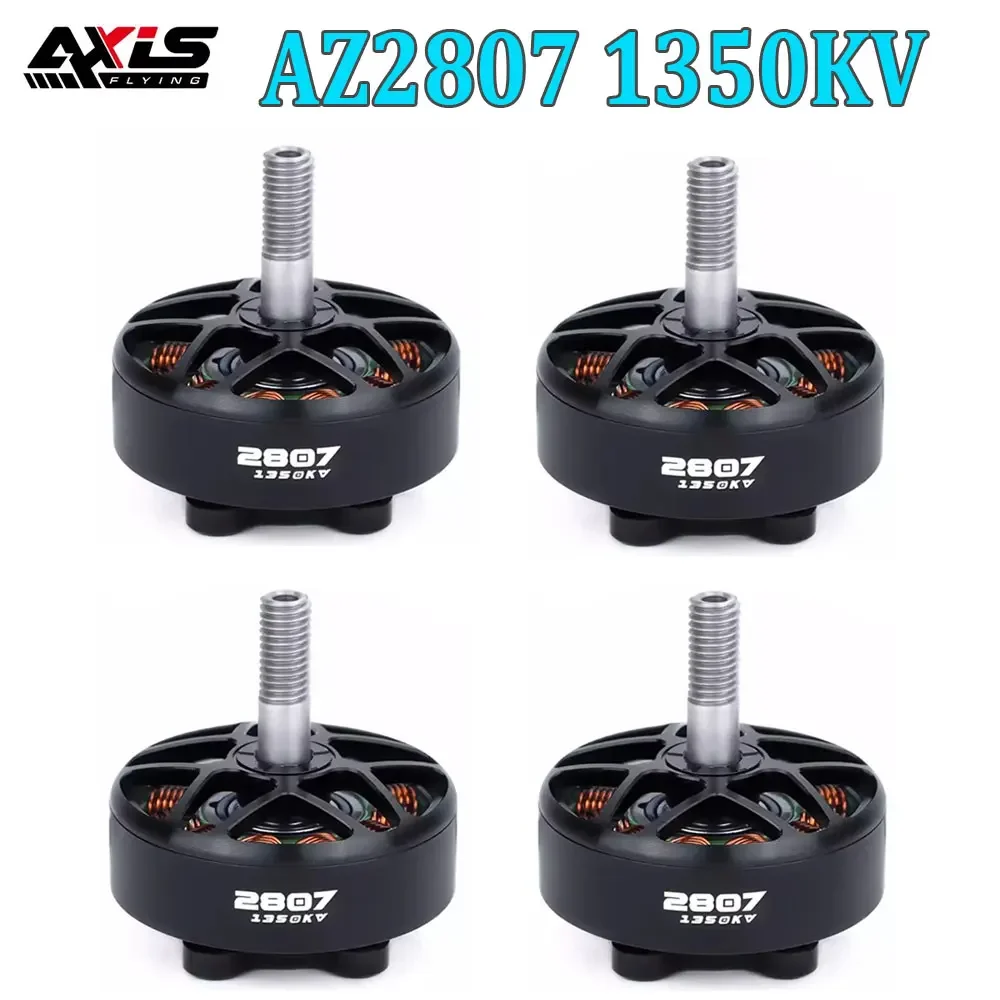 

Бесщеточный двигатель Axisflying AZ2807 1350KV для 7-дюймового RC FPV Freestyle Drone