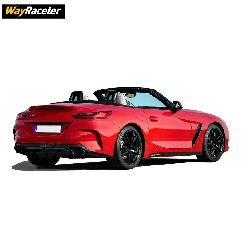 2 Pcs M Performance Decal Carbon Fiber Vinyl Door Side Stripe Skirt Sticker For BMW Z4 G29 M40i Sport 2019 2020 2021 2022 2023