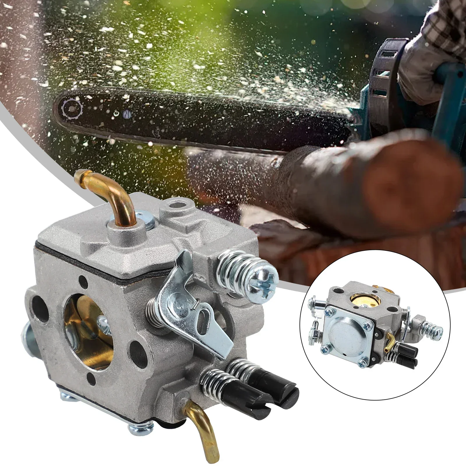 1pcs Carburetor Metal For Chinese Chainsaw 4500 5200 5800 45cc 52cc 58cc  #848C80810 Garden Tools High Quality