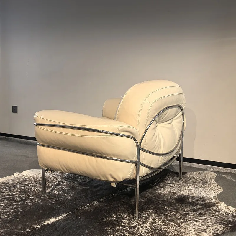 Light luxury living room apartment single sofa chair clothing store rental room leisure chair office reception small sofa chair