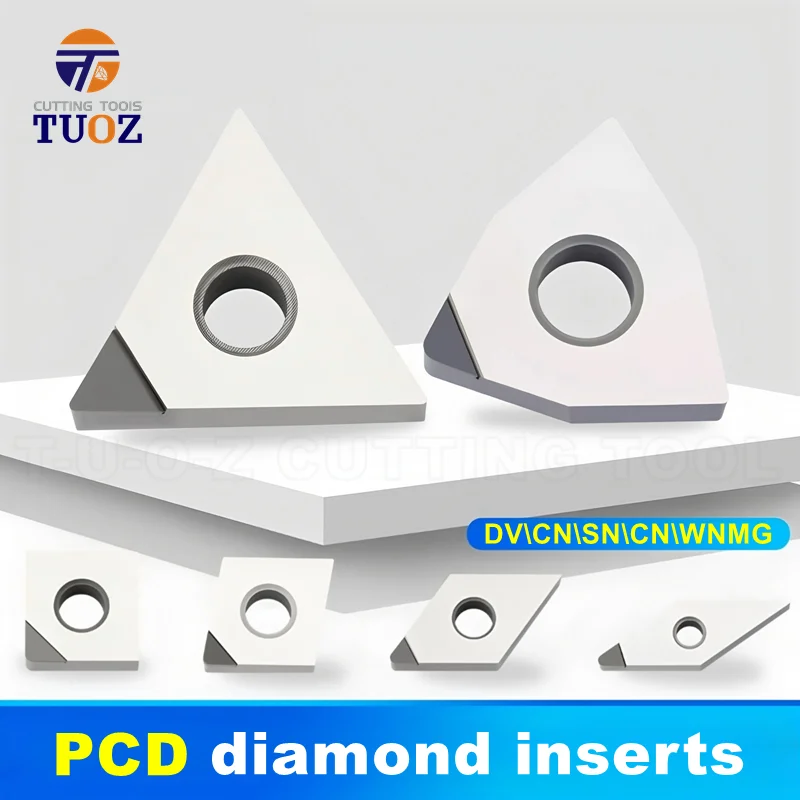 

Специализированная алмазная вставка для печатных плат TUOZ (WNMG0804, CCMT09T3, TNMG1604, DCMT11T3) | Высококачественная вставка для медных и алюминиевых токарных станков с ЧПУ