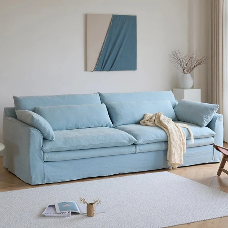 

Italian Comfortable Sofa Lounge Minimalist Design Apartment Sofas Soft Cushion Articulos Para El Hogar House Accessories