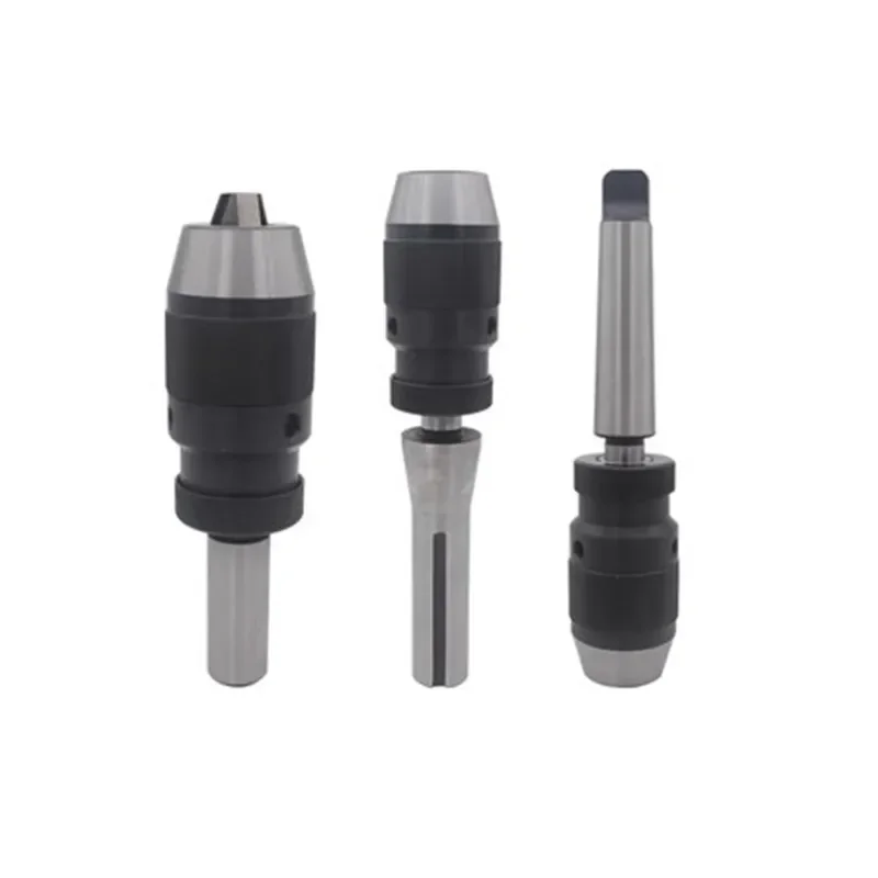 

Taper -Fitting Drilll Chuck 1-13 1-16 Morse MT2 MT3 MT4 MT5 JT33 keyless Drill Chucks with R8 MT Drill Arbors
