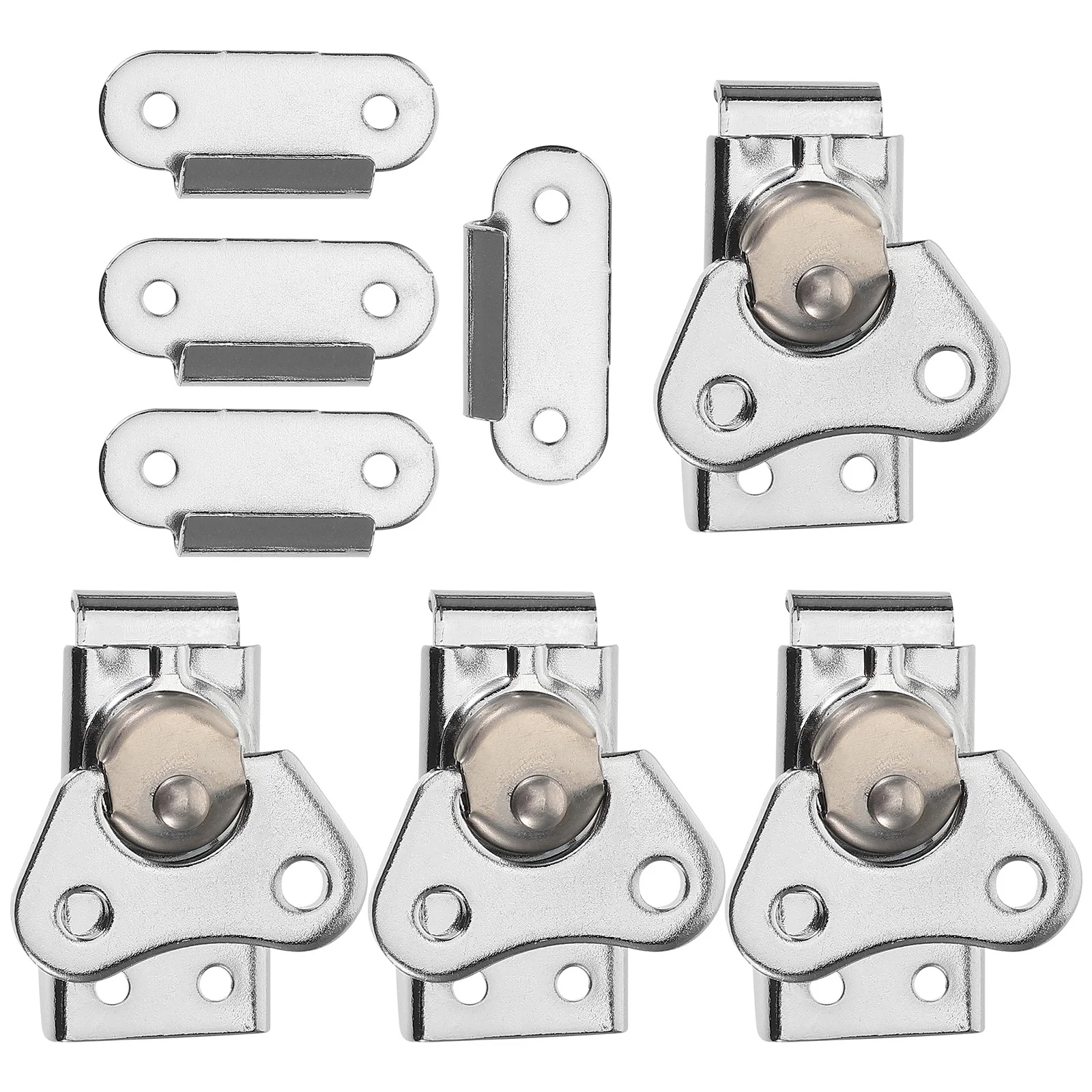 

4pcs Stainless Steel Buckle Butterfly Latches Spring Loaded Lock for Wooden Boxes Travel Accessories Hardware