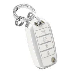 4 buttons TPU Car Flip Key Case Cover For KIA RIO 3 K2 Ceed Cerato K3 K5 Sorento Sportage Soul K4 Picanto Optima Forte Stinger