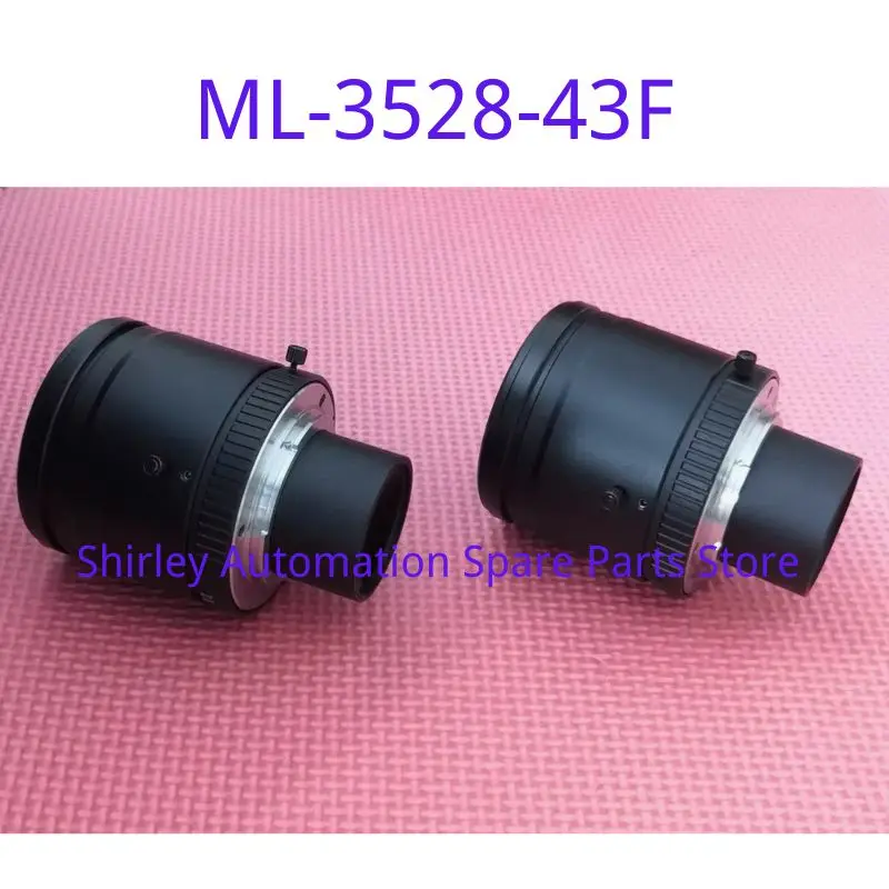 second-hand ML-3528-43F Industrial Camera Lens Test OK Fast Shipping