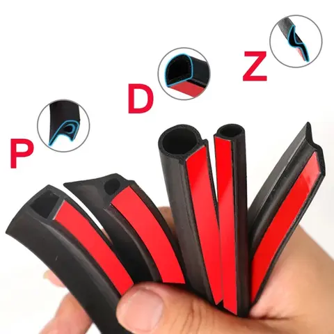 자동차 도어 고무 씰 스트립 Z P D 모양의 트림 소음 절연 Weatherstrip Z P D 유형 자동차 액세서리 용 고무 스트립