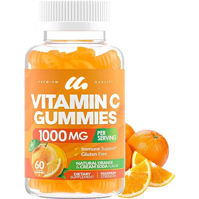 

Vitamin C gummies - a complex vitamin containing zinc and herbal extracts, providing immune and collagen support for the skin