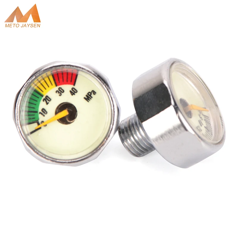 1 stk/set Pomp Duikventiel 25mm M8x1 Draad 1 Inch Mini Manometer M10x1 Scuba Manometer 5Mpa 10Mpa 20Mpa 30Mpa 35Mpa 40Mpa