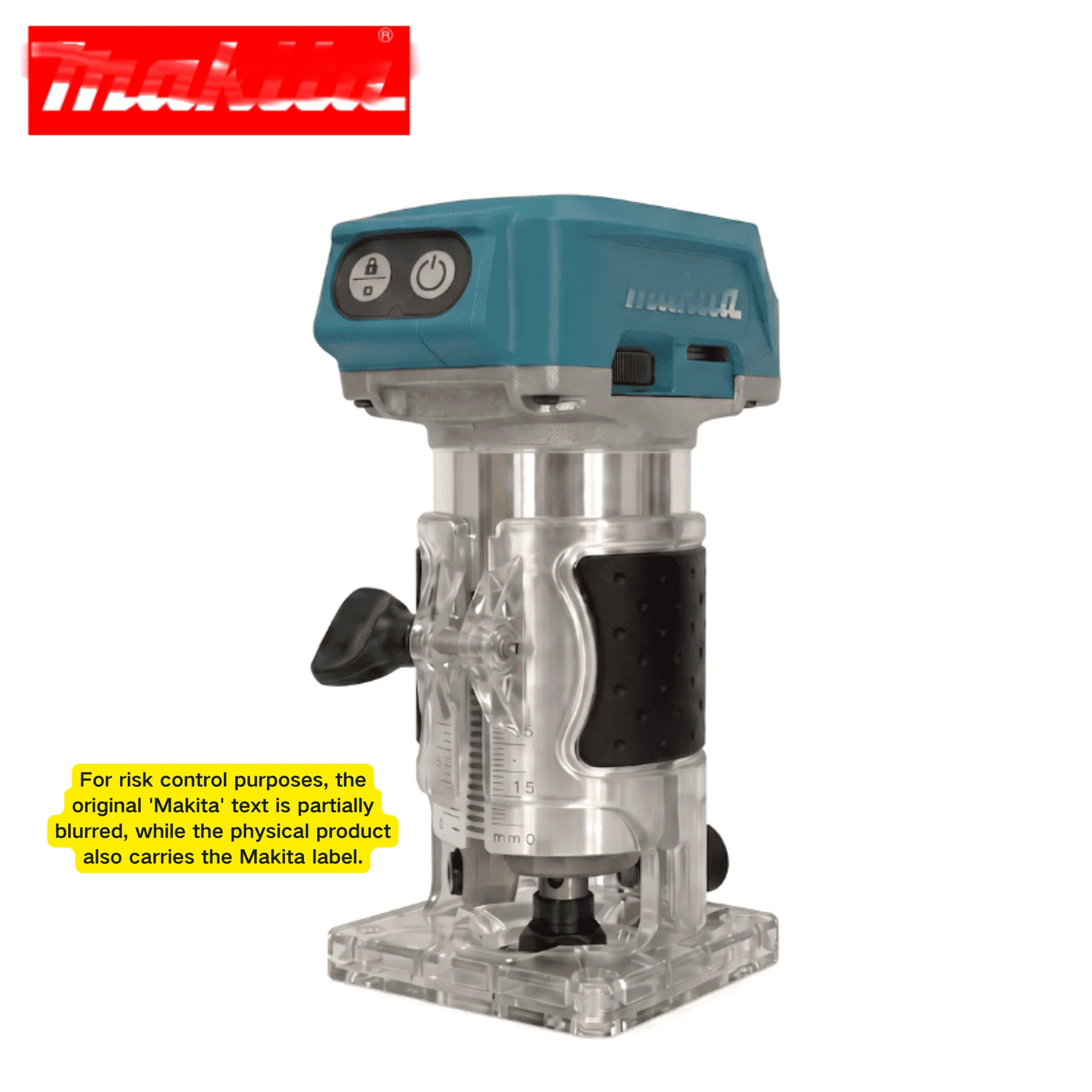 Image of Makita Kantentrimmer DRT52 18V LXT Akku-Trimmer, bürstenloser Motor, professionelles wiederaufladbares Schlitz- und Fräswerkzeug
