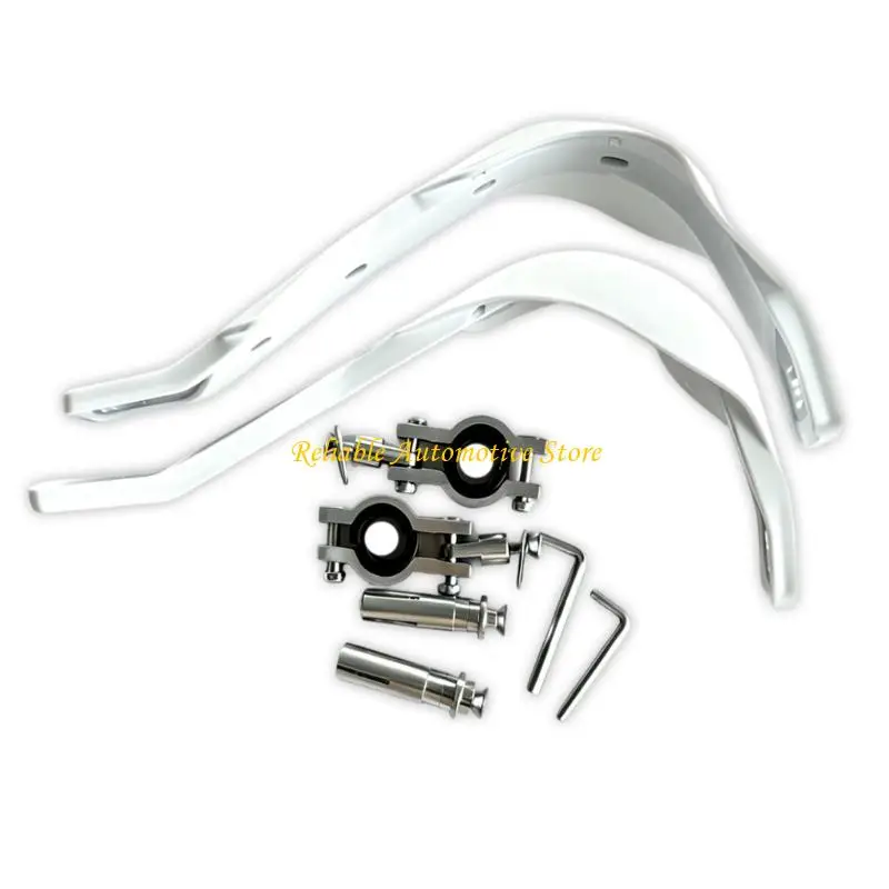 M68B Motorcycle Handguard Pair with Metal Hardware Handlebar Handguard for Hollow Bar
