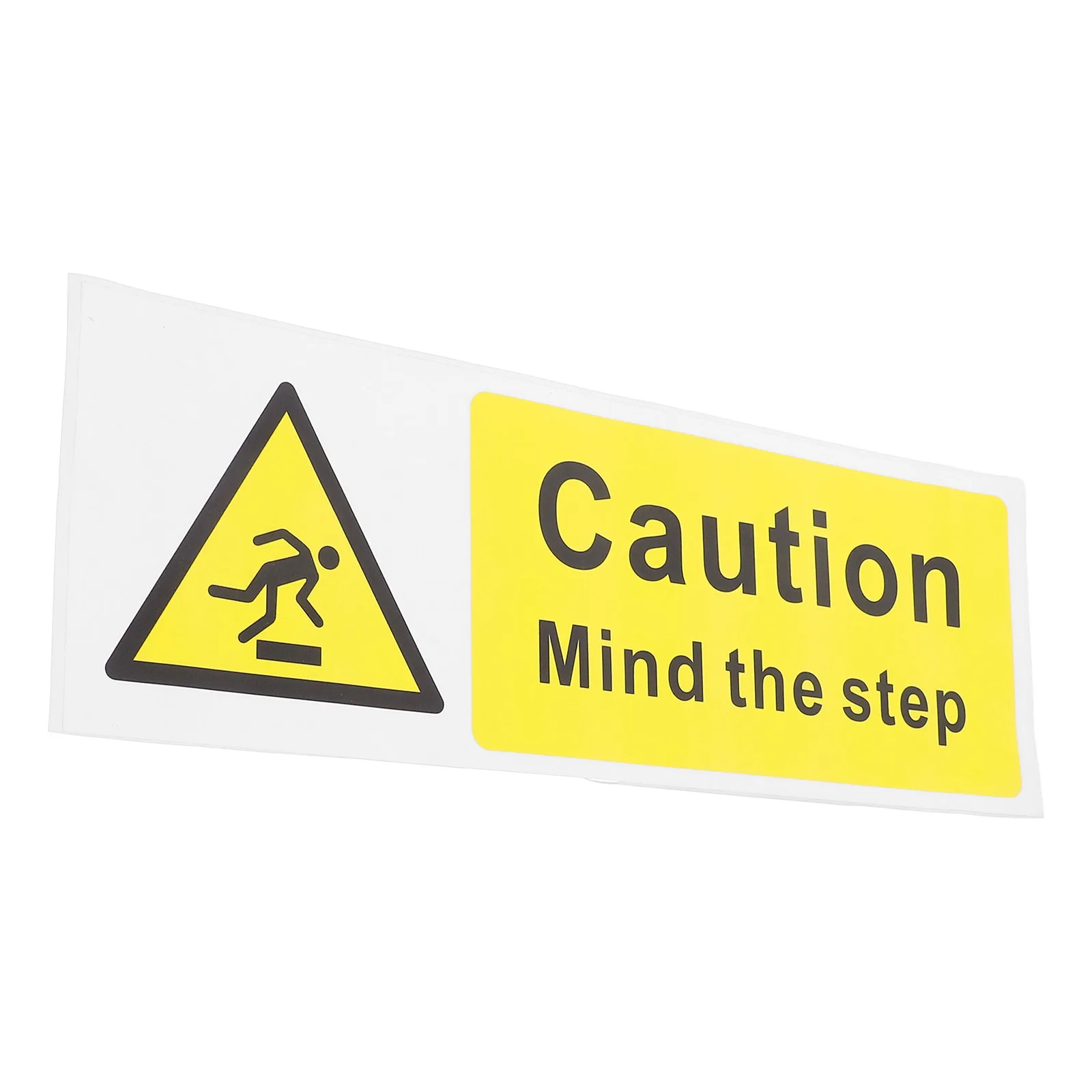 

Self Adhesive Warning Signs Caution Watch Your Step Stickers Safety Security Signs Traffic Safety Waterproof Bright