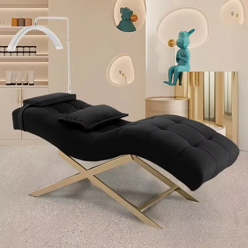 Curved Lash Bed High Quality Curved Design Lash Bed for Salon Customizable Massage Foldable Massage Table Lash Bed