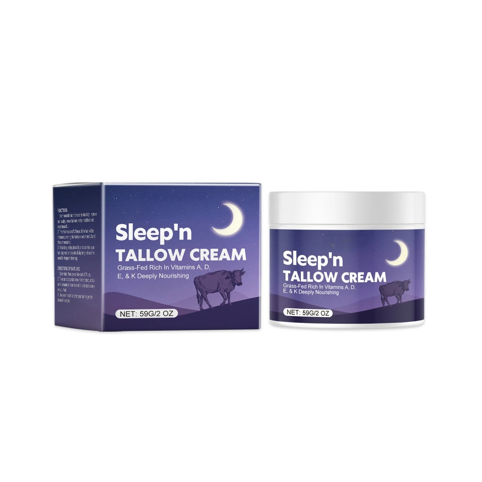 

Butter Sleep Night Cream, Hydrating and Moisturizing, Moisturizing, Brightening, Softening and Fading Wrinkles Skin Care Cream