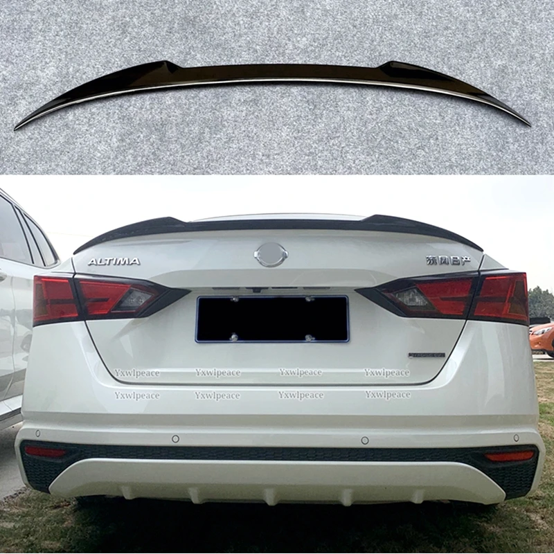 

For Nissan Altima Teana Spoiler 2019 2020 2021 2022 High Quality ABS Plastic Unpainted Primer Rear Trunk Lip Spoiler