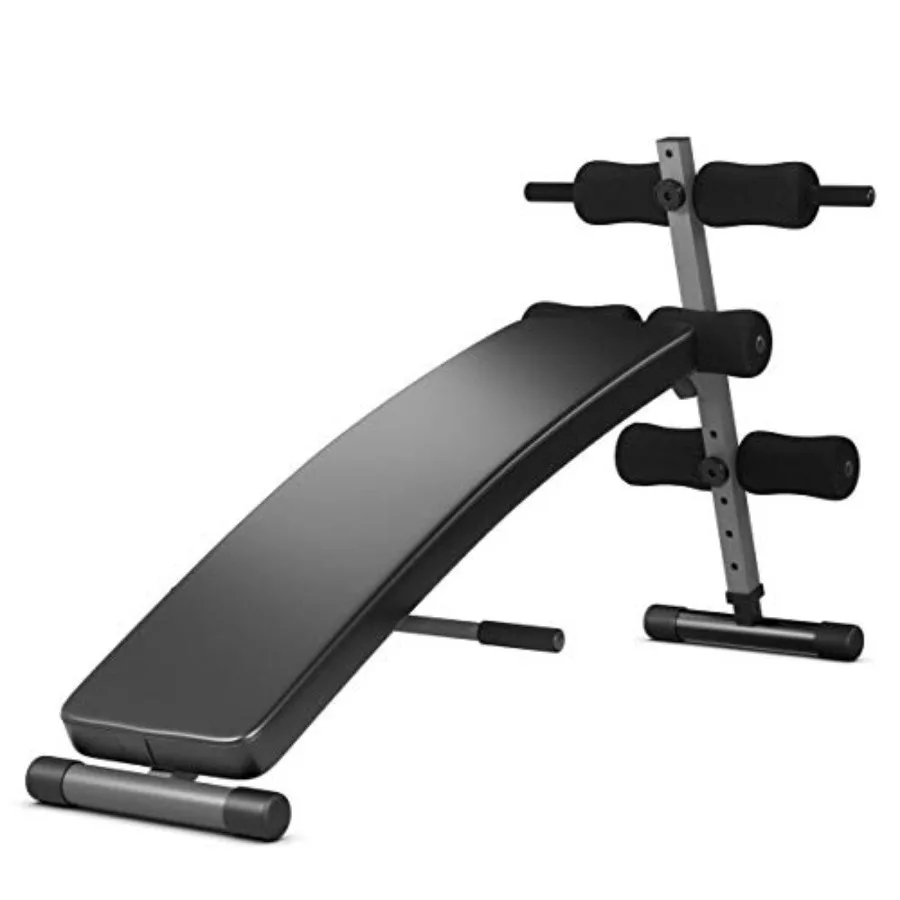 

Adjustable Sit-up Bench for Home Gym Use Steel Frame with Black Padding Heavy-Duty Construction and Smooth Height Adjustment