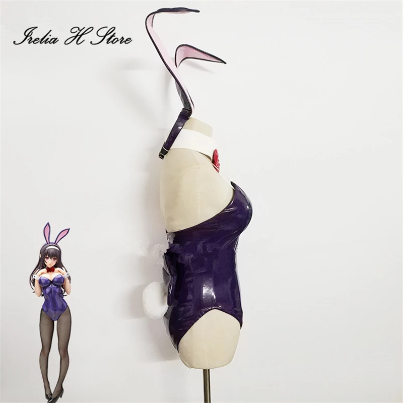 Irelia H Store Anime Cherry blessing Cosplay Kasumigaoka Utaha bunny girl cosplay costume sexy costome image 3
