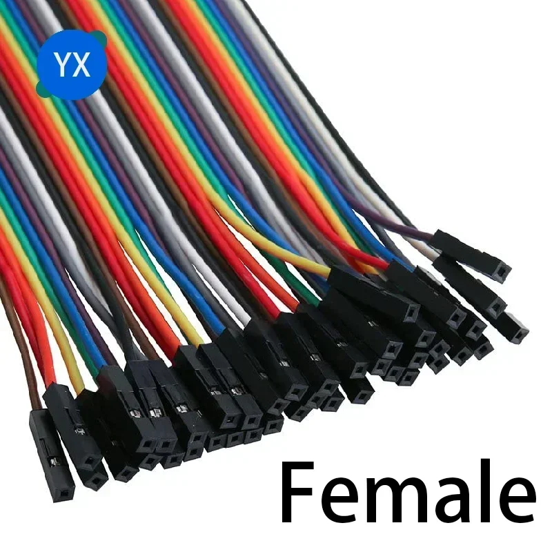 40-120PCS Jumper Wire DuPont Line DuPont Cable Connection male to male+female to female and male to female for Arduino DIY KIT