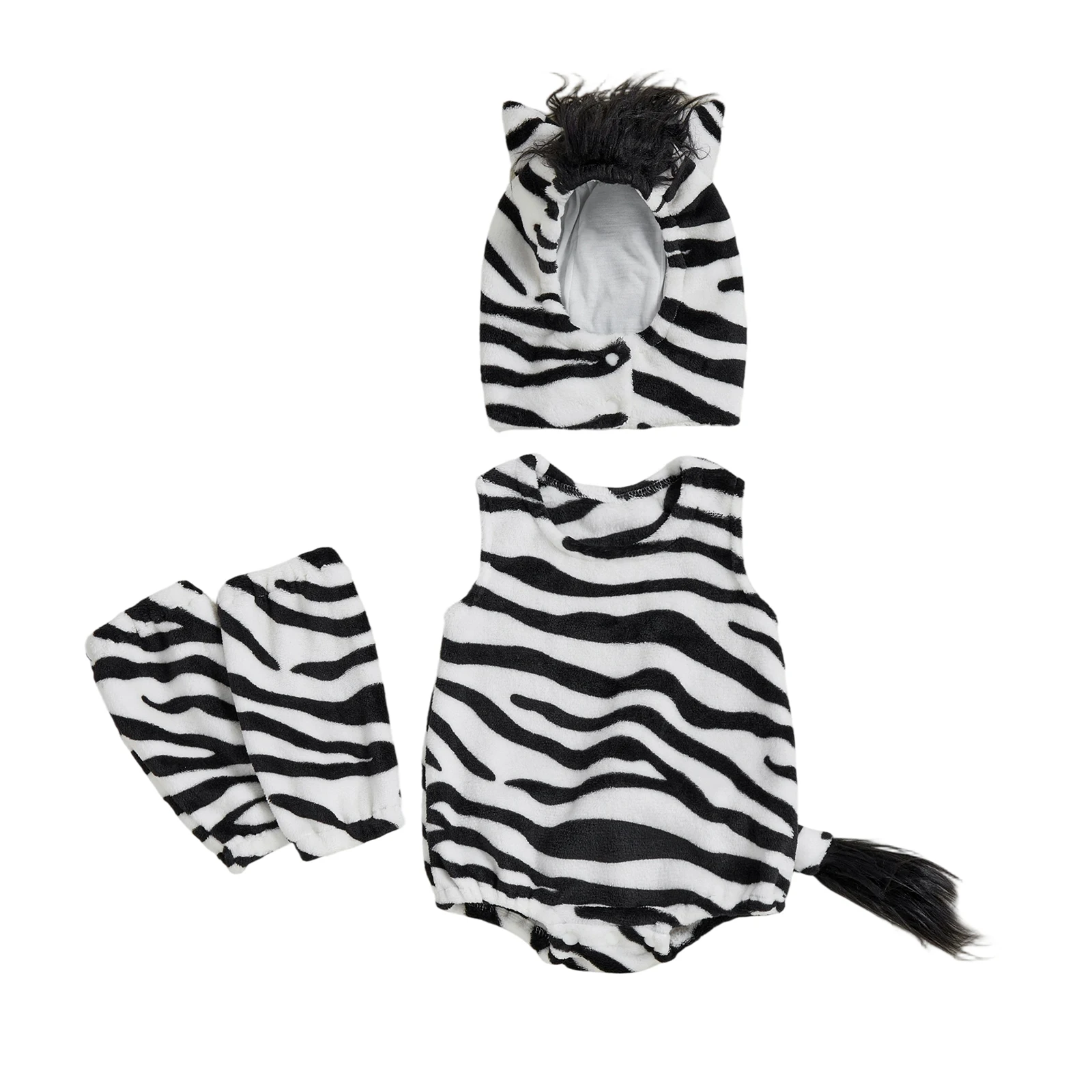 

Adorable Lion Costume Set for Kids Halloween Cosplay with Mane Tail and Paw Gloves - Perfect for Dress-Up Party