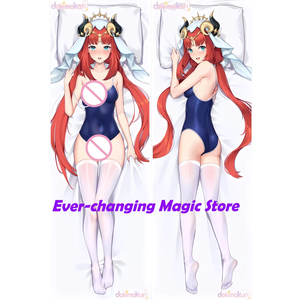 

Dakimakura Genshin Impact Nilou Cosplay Body Pillow Case Anime Otaku Pillow Cushion Cover Xmas Gifts