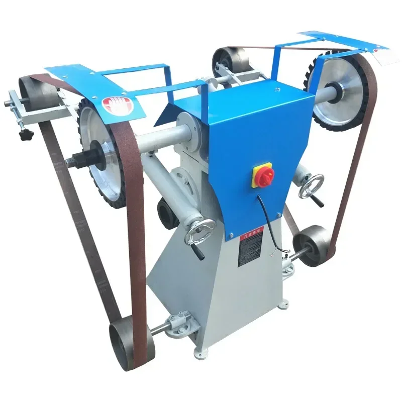 Large New Brand-new Wire Drawing Polishing Machine Hardware Derusting Wire Drawing Grinder Triangle Vertical Horizontal Belt Gri