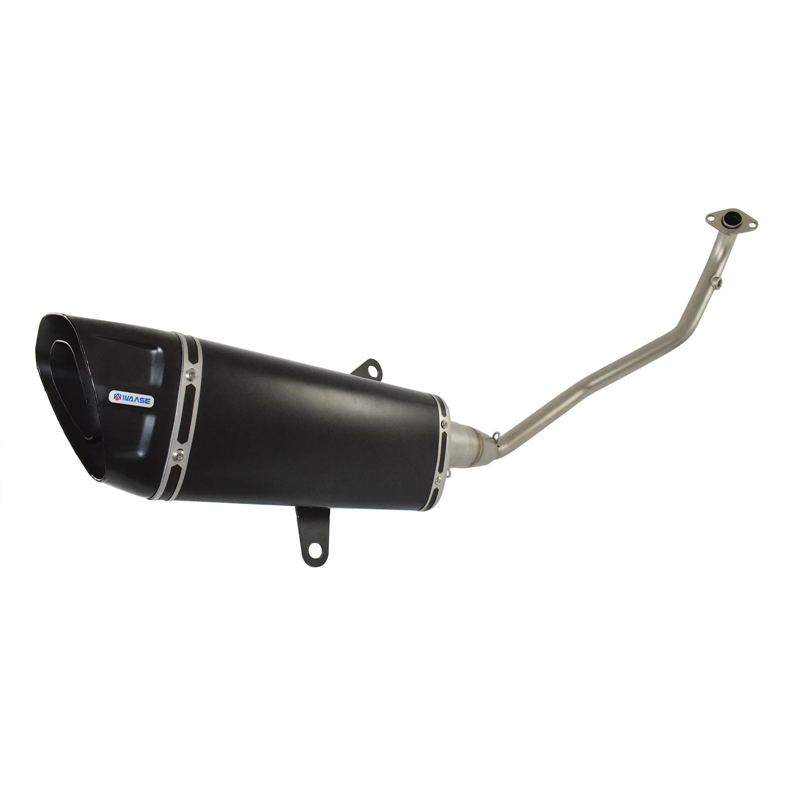 Stainless Steel Anti-fall Triangle Design Front and Rear Exhaust Pipes for Modified for ADV160 (2022-2024 Models)！