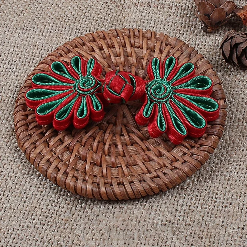 Chinese Cheongsam for FROG Buttons Knot Exquisite Hand-woven Flower Knot for FROG Button Closure Fastener Sewing Accesso