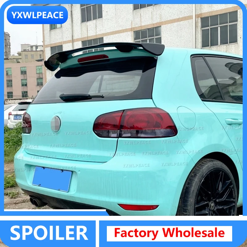 

For VW Volkswagen Golf 6 2008-2013 Roof Spoiler High Quality ABS Material Rear Trunk Lip Wing Body Kit Accessories